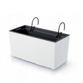 Подвесное кашпо URBI CASE 58*18*19,5 см белый с вкладышем купить