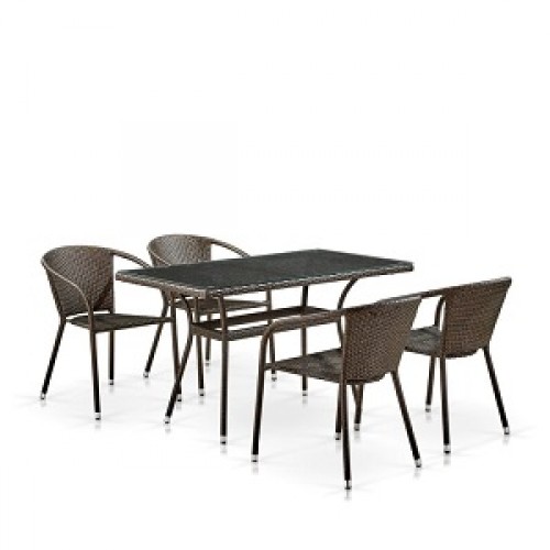 Комплект плетеной мебели T286AY137C-W53 Brown купить