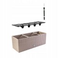 Балконное кашпо Rato Case 80*33*32 см мокко с автополивом купить
