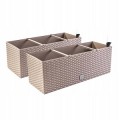 Балконное кашпо Rato Case 80*33*32 см мокко с автополивом купить