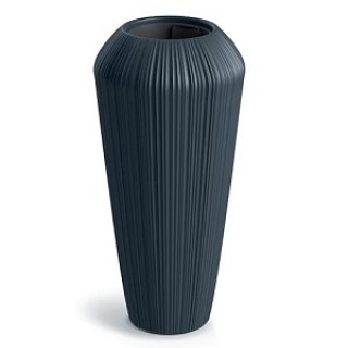 Кашпо Ороха d 56 h 90 см 18/ 130 л антрацит с вкладышем Кашпо Ороха d 56 h 90 см 18/ 130 л антрацит с вкладышем