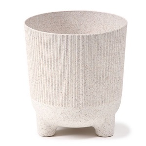 Кашпо Aria eco jumper белый 14*15 см на ножках