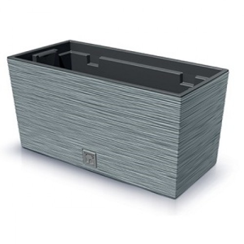 Цветник FURU CASE 58*18*19,5 см серый бетон с вкладышем купить