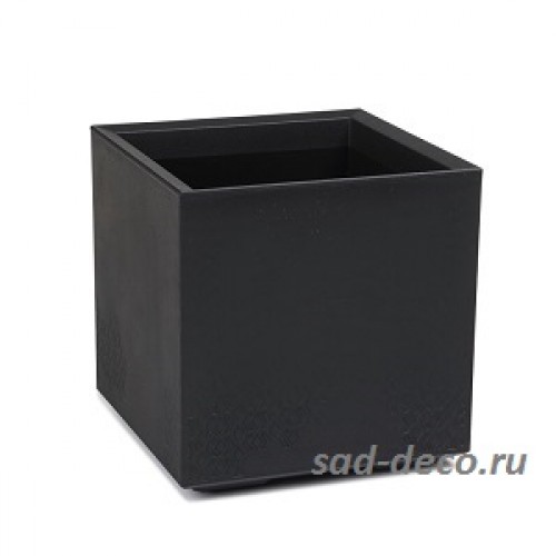 Кашпо Каро эко чёрный 40*40*39,4 см купить