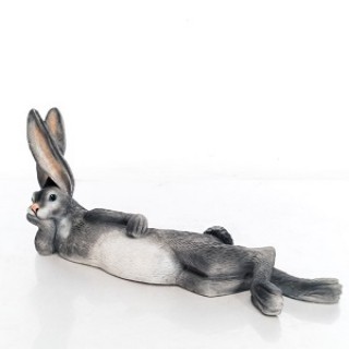 Заяц серый лежит длина-104 см.